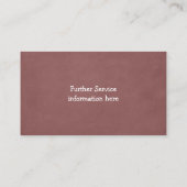 Reptiel Cool Lizard Live Pet Visitekaartje (Achterkant)