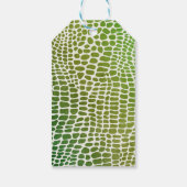 Reptiel Gepersonaliseerde Verjaardag Dank u Labels Cadeaulabel (Achterkant)