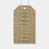 Reptiel Gepersonaliseerde Verjaardag Dank u Labels Cadeaulabel (Achterkant)