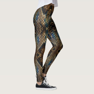 Reptiel huidontwerp op een Leggings