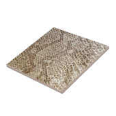 Reptiel huidpatroon tegeltje (Zijkant)