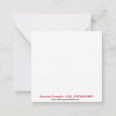 Reptiel - KROKODIL - Wilde dieren - Natuur - Groen Notitiekaartje (Achterkant)