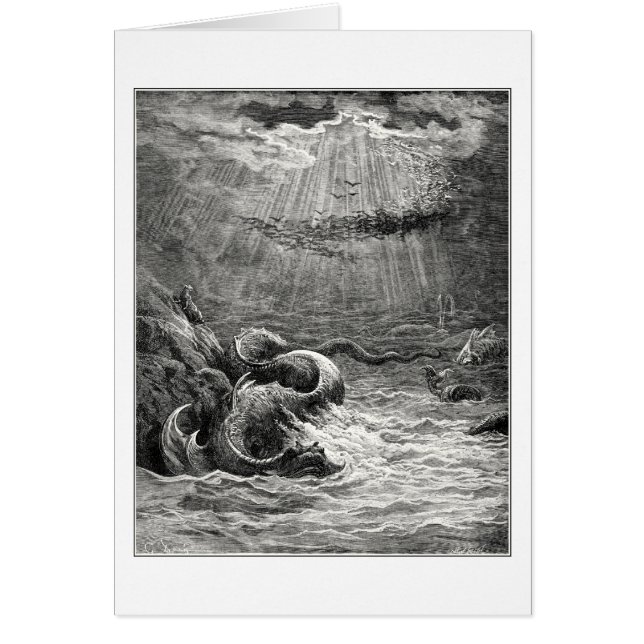 Reptiel met paaigoed, van Gustave Dore (Voorkant)