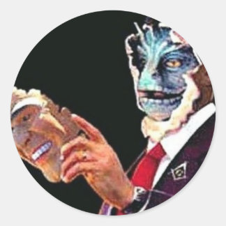 reptiel ronde sticker