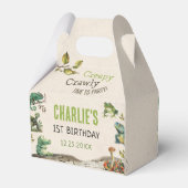 Reptiel Show verjaardagsfeestje Bedankdoosjes (Achterkant)