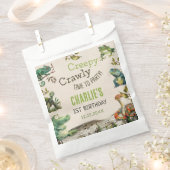 Reptiel Show verjaardagsfeestje Bedankzakje (Geknipt)