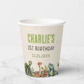 Reptiel Show verjaardagsfeestje Papieren Bekers (Voorkant)