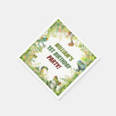 Reptiel Show verjaardagsfeestje Servet (Hoek)