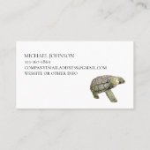 Reptiel Slang Schildpad Python Boa Huisdier Visitekaartje (Achterkant)