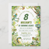 Reptiel Slither Crawl Snake Verjaardag Kaart (Voorkant)