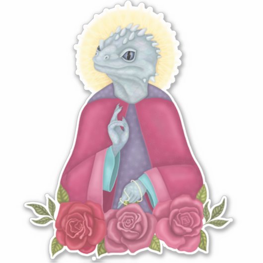 reptiel sticker (Voorkant)