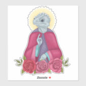 reptiel sticker (Vel)