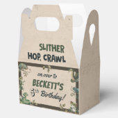 Reptiel thema Kind verjaardagsfeestje Bedankdoosjes (Geopend)