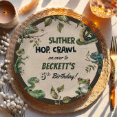 Reptiel thema Kind verjaardagsfeestje Papieren Bordje