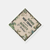 Reptiel thema Kind verjaardagsfeestje Servet (Hoek)