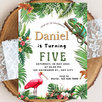 Reptiel Verjaardag uitnodiging