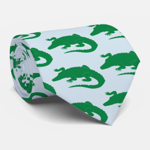 Reptiel voor krokodillengalligator stropdas