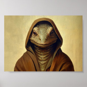 Reptielachtige mensachtige poster