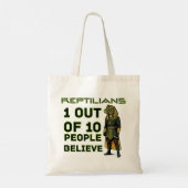 Reptielachtige Yikes feit Tote Bag (Achterkant)