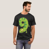 Reptielen 9de verjaardag van Chameleon Reptiel Own T-shirt (Voorkant volledig)