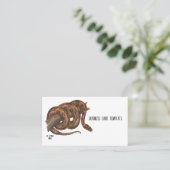Reptielen Boa Constrictor Snake Visitekaartje (Staand voorkant)
