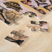  reptielen door Adolphe Millot Legpuzzel (Zijkant)