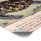  reptielen door Adolphe Millot Poster (Hoek)