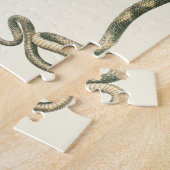  reptielen, getwijnde slangen of vloerbedekking legpuzzel (Zijkant)