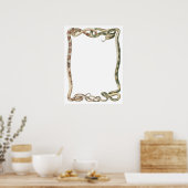  reptielen, getwijnde slangen of vloerbedekking poster (Keuken)