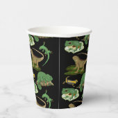 Reptielen, Hagedissen, Amfibieën Kinderen Verjaard Papieren Bekers (Rechts)