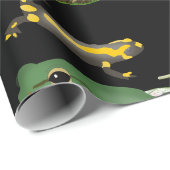 Reptielen, hagedissen en amfibieën patroon cadeaupapier (Rol Hoek)
