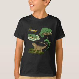 Reptielen, hagedissen en amfibieën t-shirt