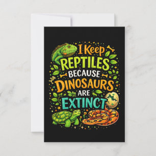 Reptielen Regeren Bedankkaart