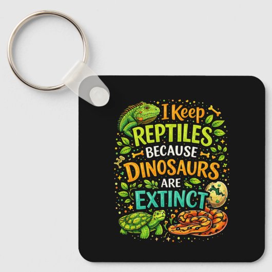 Reptielen regeren sleutelhanger (Voorkant)