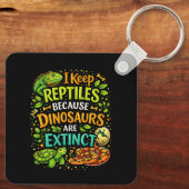 Reptielen regeren sleutelhanger (Achterkant)