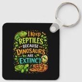 Reptielen regeren sleutelhanger (Achterkant)