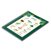Reptielen School Onderwijs Leren Notitieboek (Linkerzijde)
