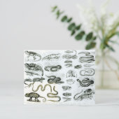 Reptielen, Serpenten en Hagedissen Briefkaart (Staand voorkant)