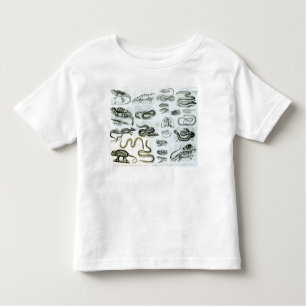 Reptielen, serpenten en luiken kinder shirts