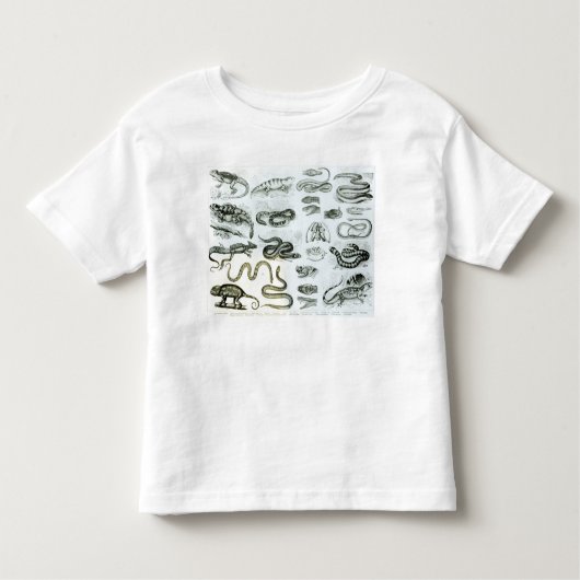 Reptielen, serpenten en luiken kinder shirts (Voorkant)