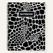 Reptielendierenprint Notitieboek (Voorkant)