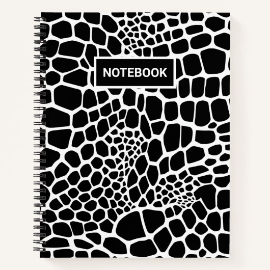 Reptielendierenprint Notitieboek (Voorkant)