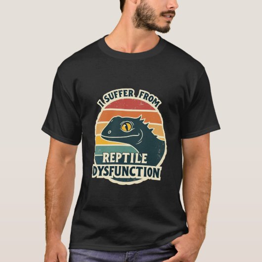Reptielendisfunctie Shirt – Funny Lizard T-Shirt (Voorkant)