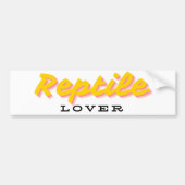 reptielenliefhebber bumpersticker (Voorkant)