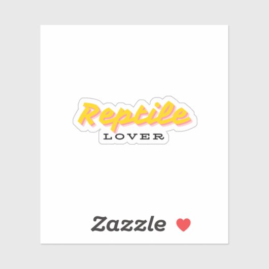 reptielenliefhebber sticker (Vel)
