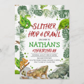 Reptielenverjaardag Kaart (Voorkant / Achterkant)