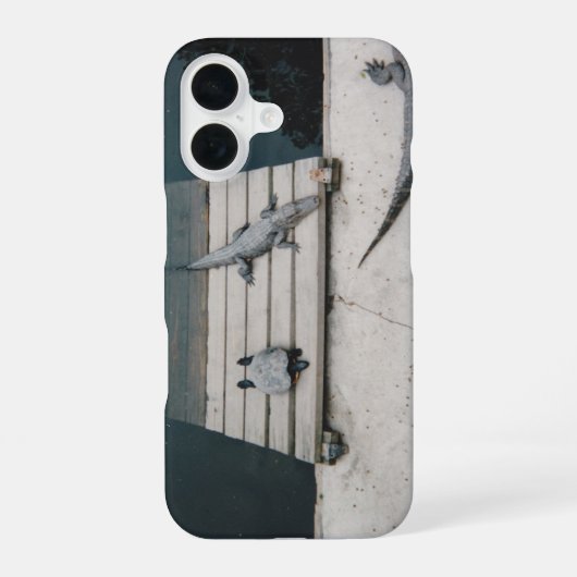 Reptielenzak iPhone 16 Hoesje (Achterkant)