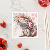 Reptielhagedis verjaardag servet (Insitu)