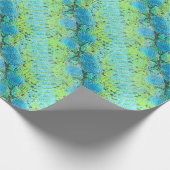 Reptielhuidslang patroon cadeaupapier (Hoek)