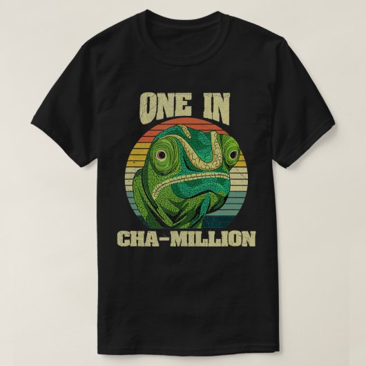 Reptielprijsopgave voor een fokker van Chameleon T-shirt (Design voorkant)